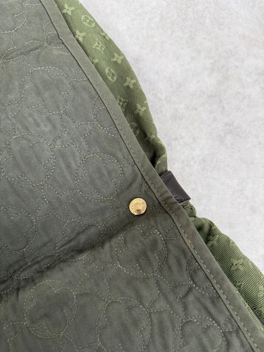 Louis Vuitton Green Canvas Monogrammed Messenger Bag wlLKflj 12