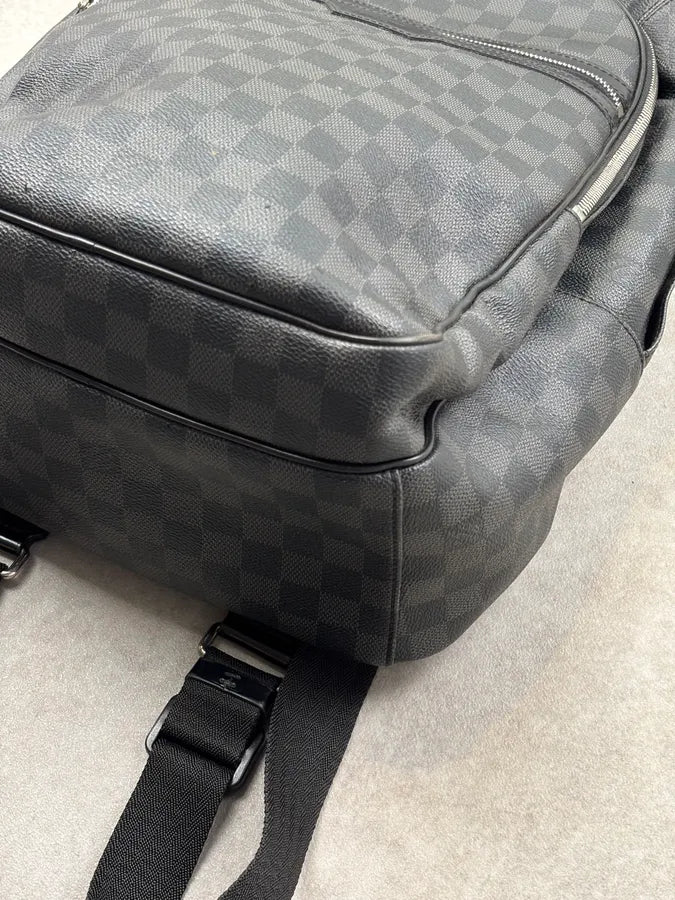 Louis Vuitton Grey Leather Damier Backpack JpRTYlN 8