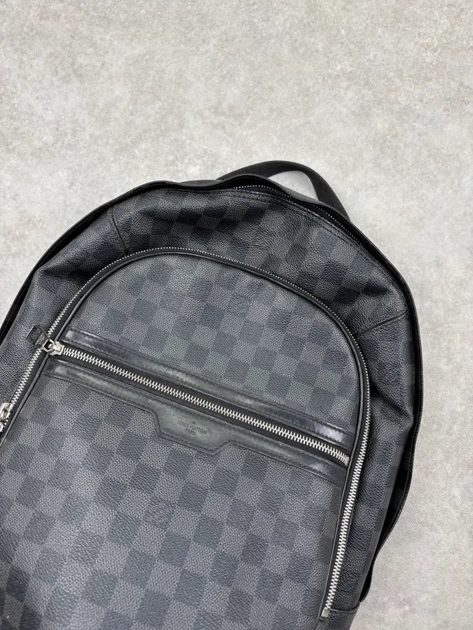 Louis Vuitton Grey Leather Damier Backpack JpRTYlN 6