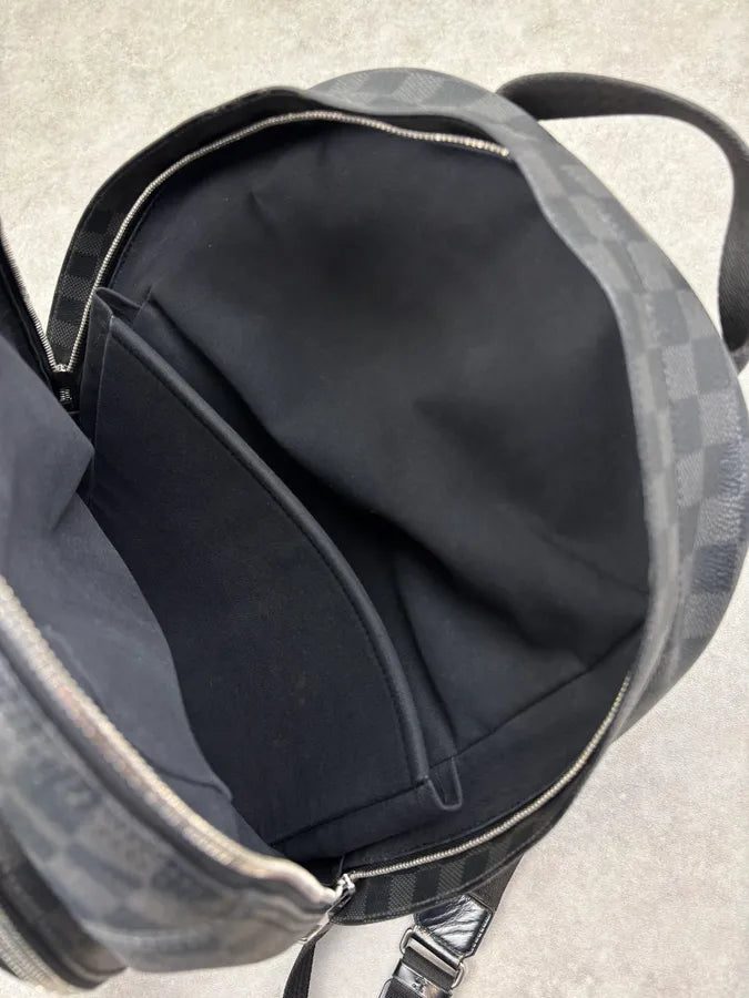 Louis Vuitton Grey Leather Damier Backpack JpRTYlN 13