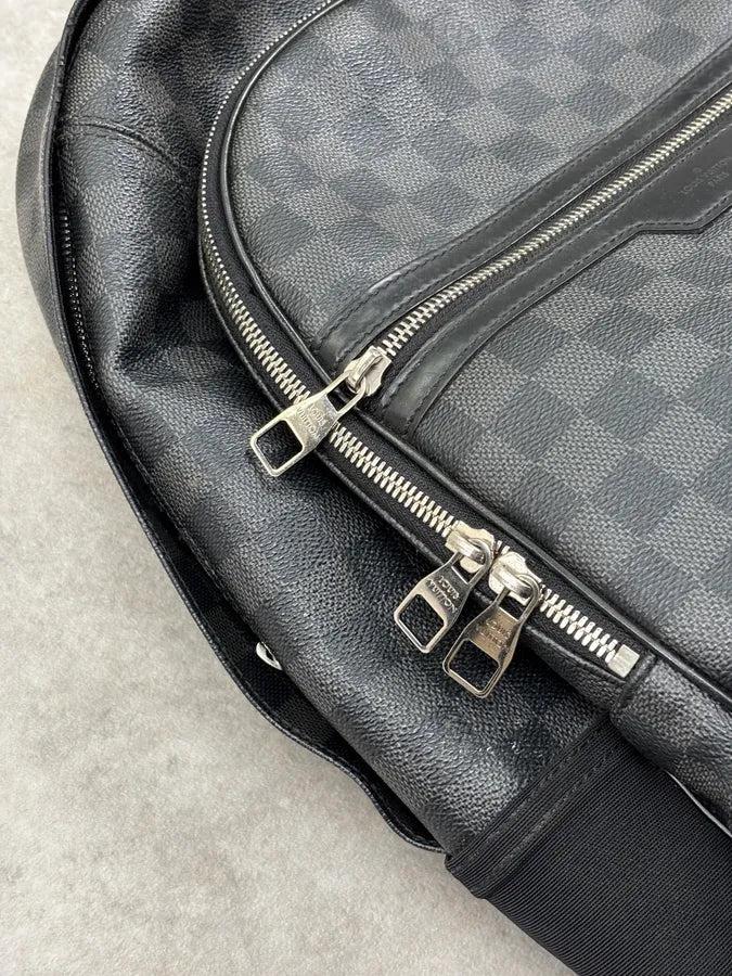 Louis Vuitton Grey Leather Damier Backpack JpRTYlN 7