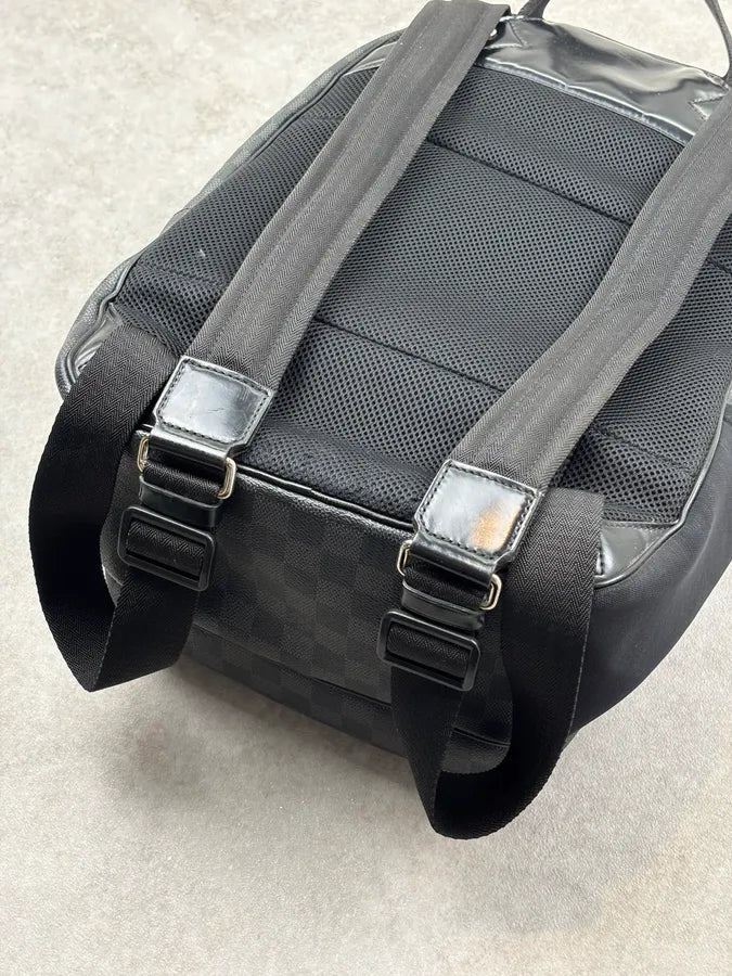Louis Vuitton Grey Leather Damier Backpack JpRTYlN 12