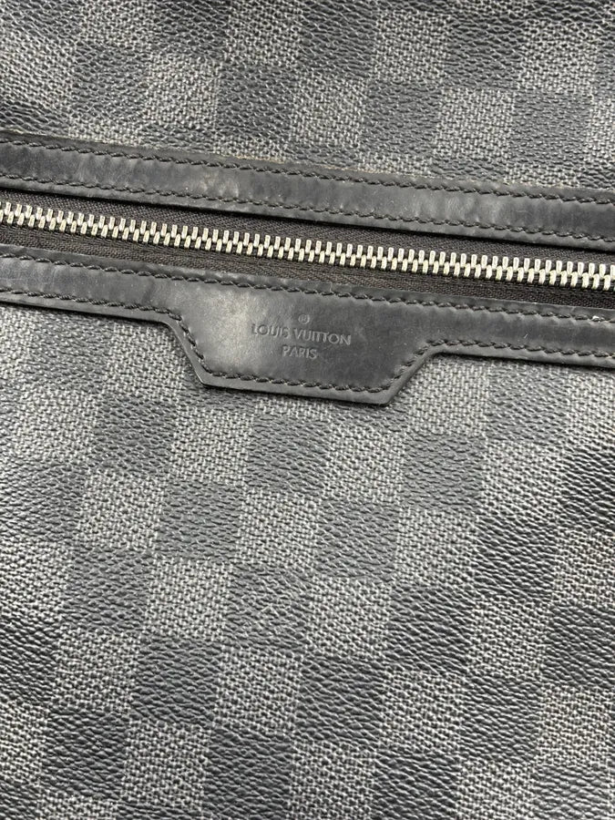 Louis Vuitton Grey Leather Damier Backpack JpRTYlN 9
