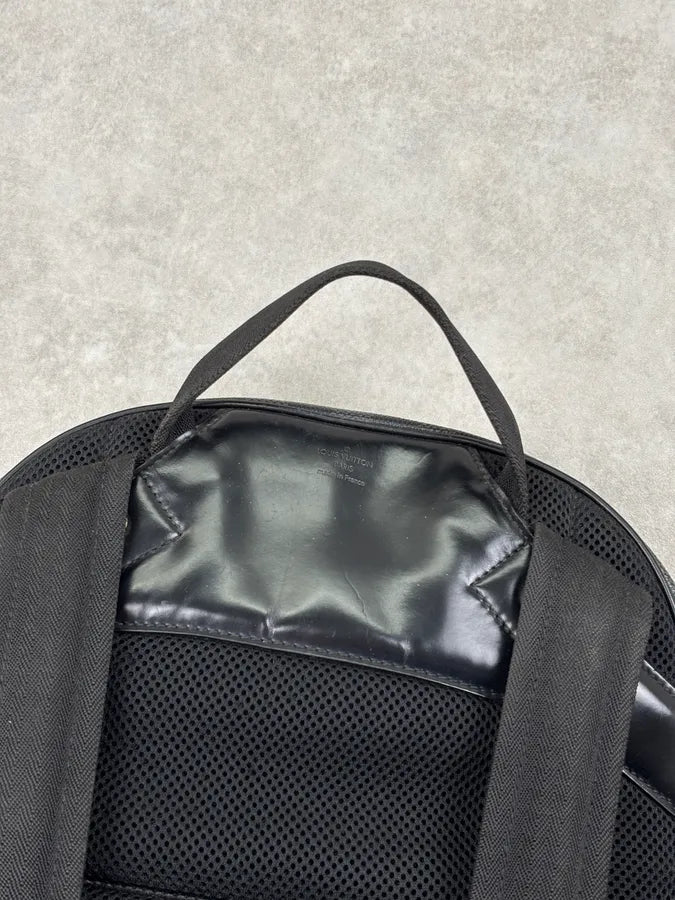 Louis Vuitton Grey Leather Damier Backpack JpRTYlN 11