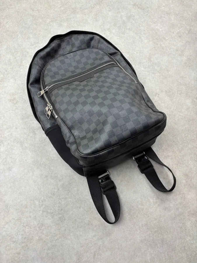 Louis Vuitton Grey Leather Damier Backpack JpRTYlN 5