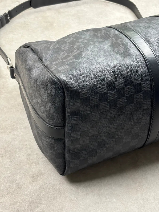 Louis Vuitton Keepall 45 Leather Weekend Bag QNngdYx 14