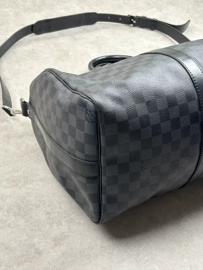 Louis Vuitton Keepall 45 Leather Weekend Bag QNngdYx 10