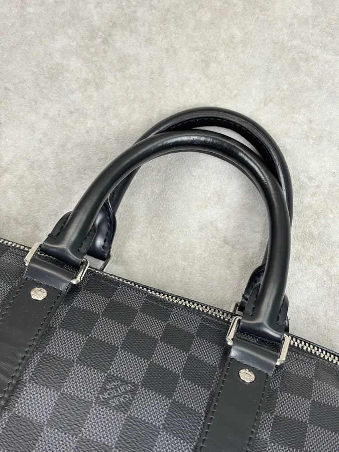 Louis Vuitton Keepall 45 Leather Weekend Bag QNngdYx 15