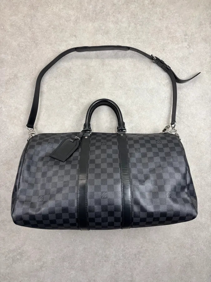 Louis Vuitton Keepall 45 Leather Weekend Bag QNngdYx 3