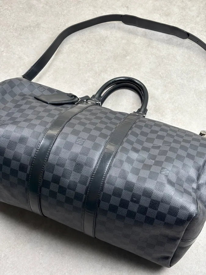 Louis Vuitton Keepall 45 Leather Weekend Bag QNngdYx 7