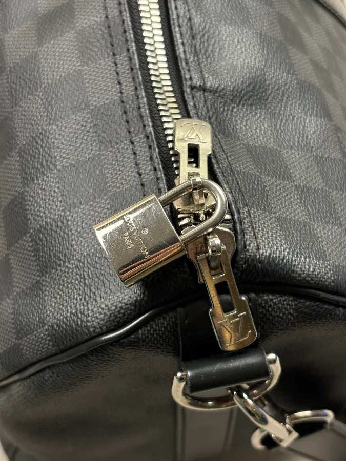 Louis Vuitton Keepall 45 Leather Weekend Bag QNngdYx 16