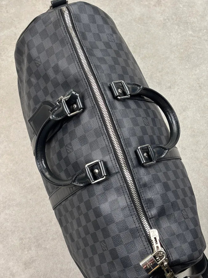 Louis Vuitton Keepall 45 Leather Weekend Bag QNngdYx 18