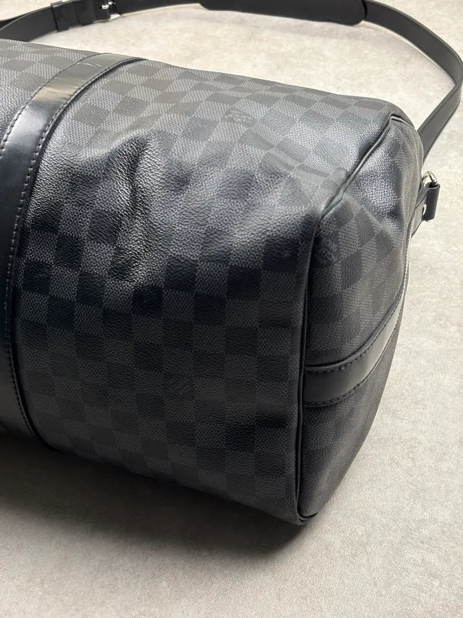 Louis Vuitton Keepall 45 Leather Weekend Bag QNngdYx 17