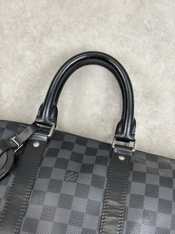 Louis Vuitton Keepall 45 Leather Weekend Bag QNngdYx 4