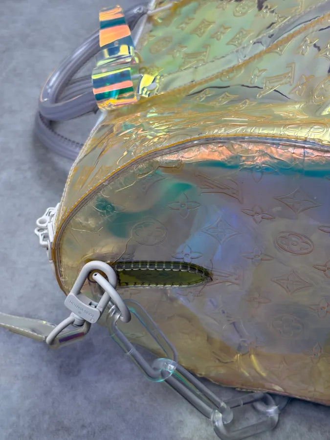 Louis Vuitton 50 Holographic Iridescent Monogram Prism Keepall Bag uDiKWHm 12