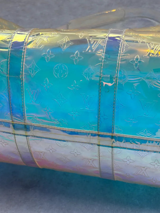 Louis Vuitton 50 Holographic Iridescent Monogram Prism Keepall Bag uDiKWHm 9