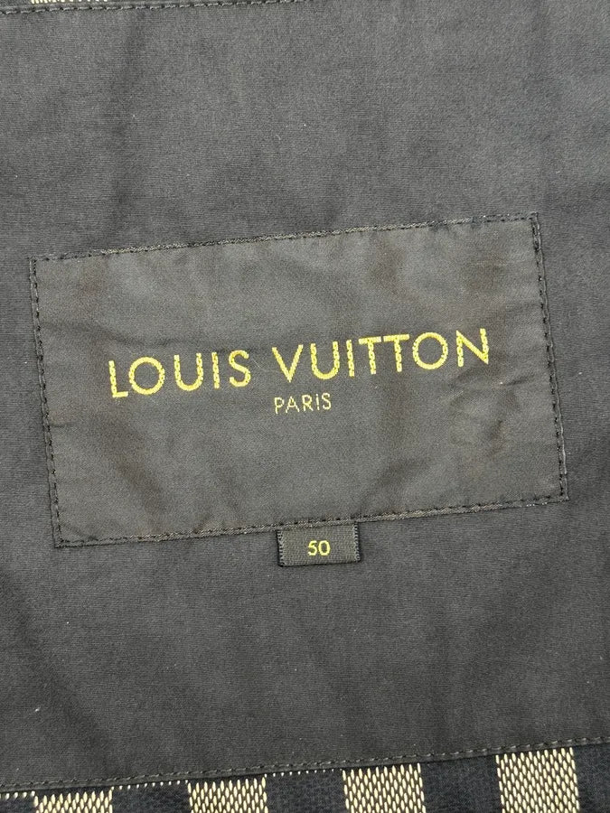 2000s Louis Vuitton Khaki Green Trench Monogrammed HoodedJacket MwPpwKd 17