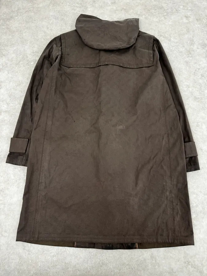 2000s Louis Vuitton Khaki Green Trench Monogrammed HoodedJacket MwPpwKd 4