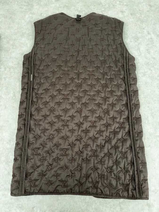 2000s Louis Vuitton Khaki Green Trench Monogrammed HoodedJacket MwPpwKd 10