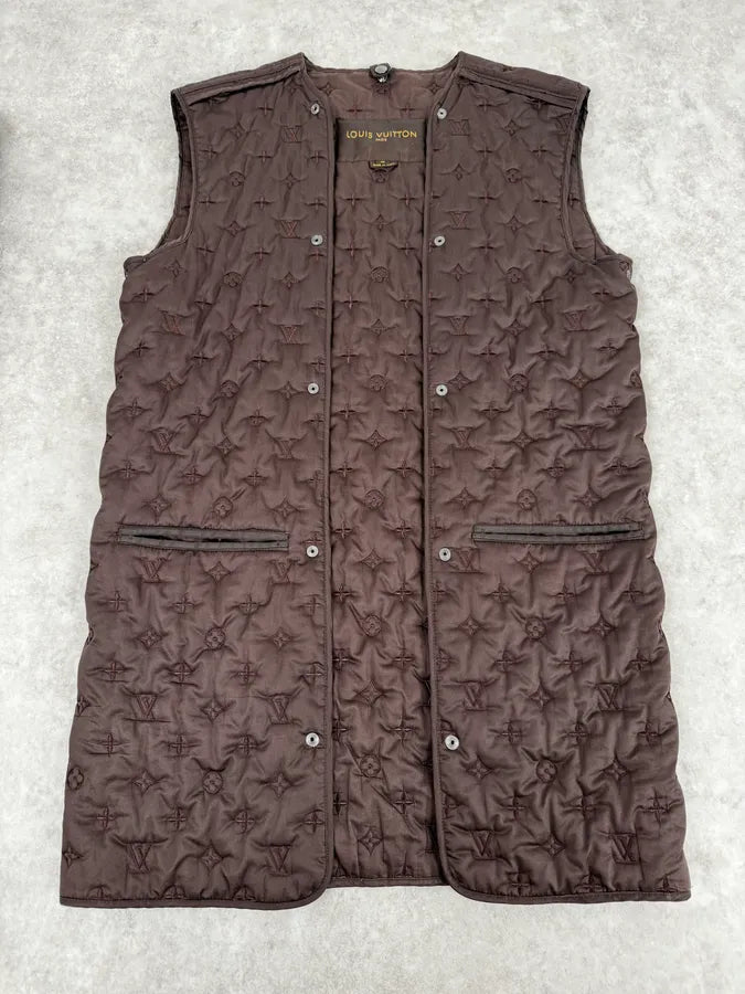 2000s Louis Vuitton Khaki Green Trench Monogrammed HoodedJacket MwPpwKd 9