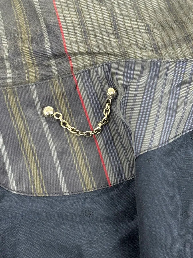 Louis Vuitton Khaki Silk Blouson Jacket RPHOSAE 12