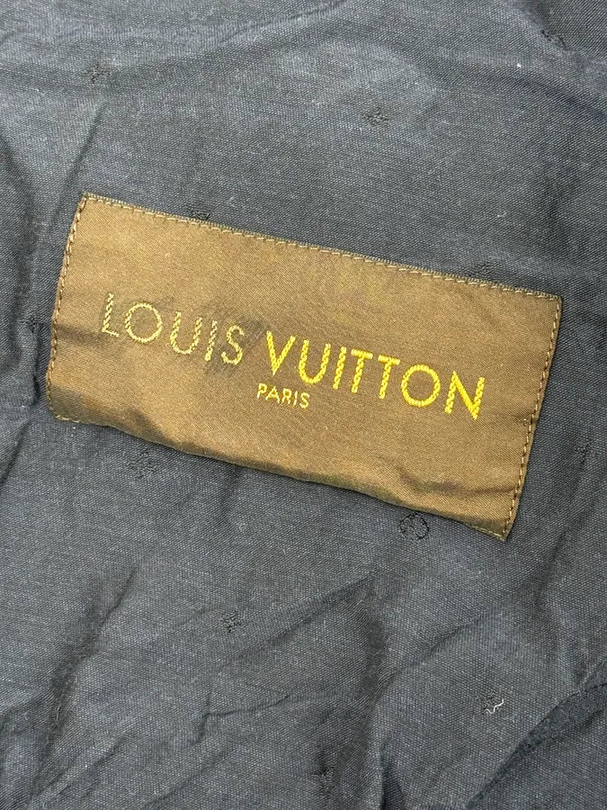 Louis Vuitton Khaki Silk Blouson Jacket RPHOSAE 13