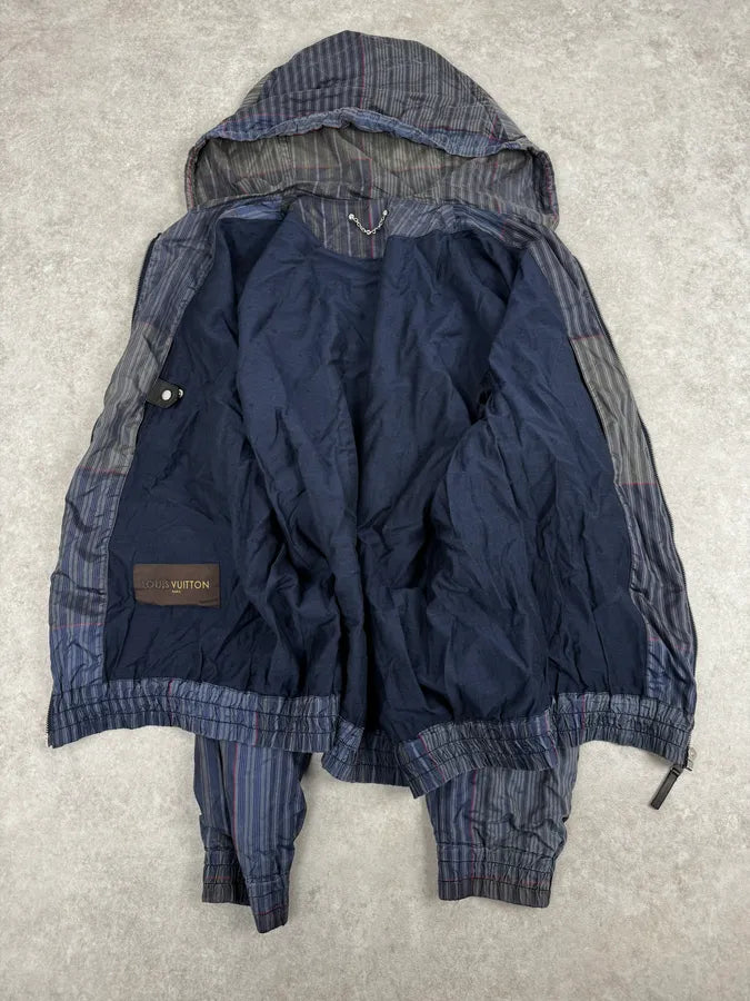 Louis Vuitton Khaki Silk Blouson Jacket RPHOSAE 6