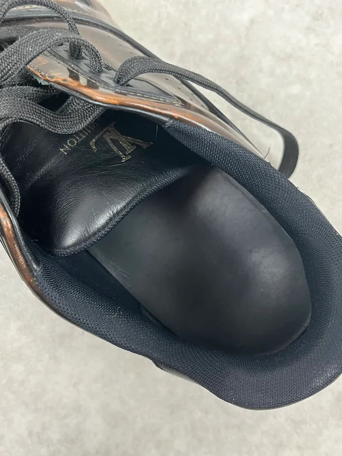 Louis Vuitton LV Trainer Brown Glass Sneakers ZFunAux 9
