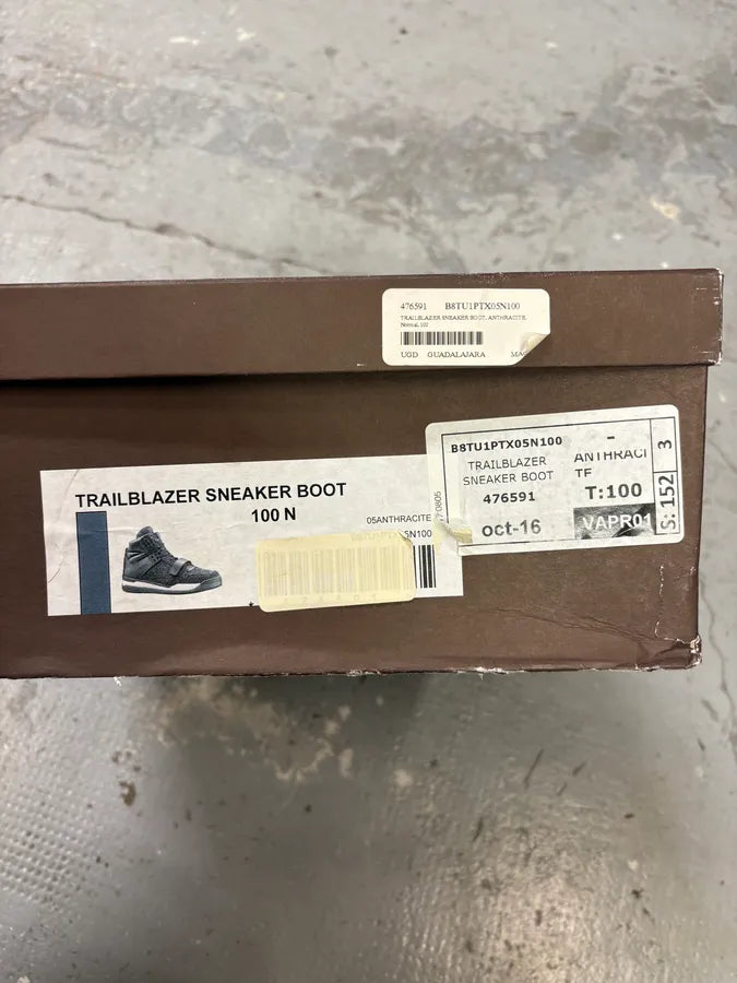 Louis Vuitton Mid TrailBlazer Grey Tweed Sneakers (44eu/us10) sGjcwzF 11