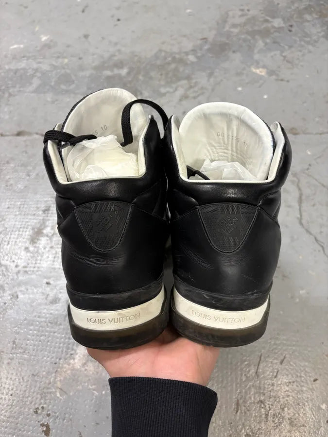 Louis Vuitton Mid TrailBlazer Grey Tweed Sneakers (44eu/us10) sGjcwzF 6