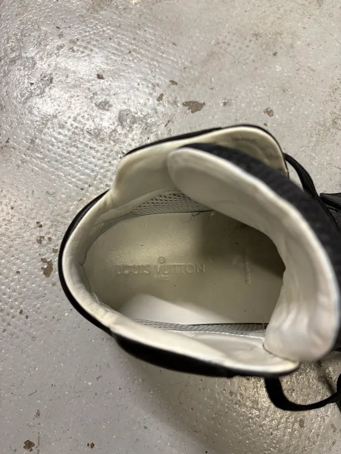 Louis Vuitton Mid TrailBlazer Grey Tweed Sneakers (44eu/us10) sGjcwzF 9