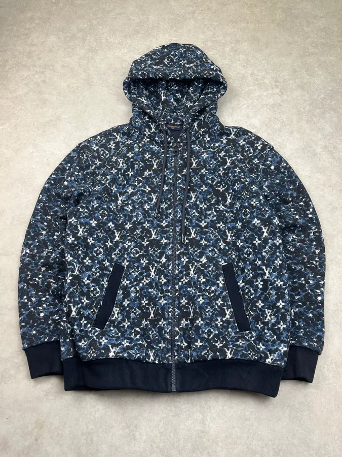 Louis Vuitton Monogram Blurred Zip-Up Hoodie TeqaxPj 0