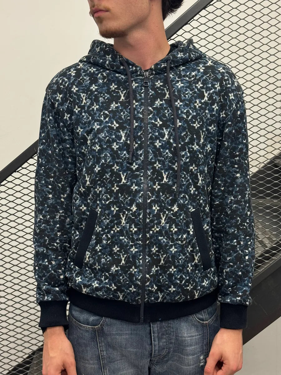 Louis Vuitton Monogram Blurred Zip-Up Hoodie TeqaxPj 1