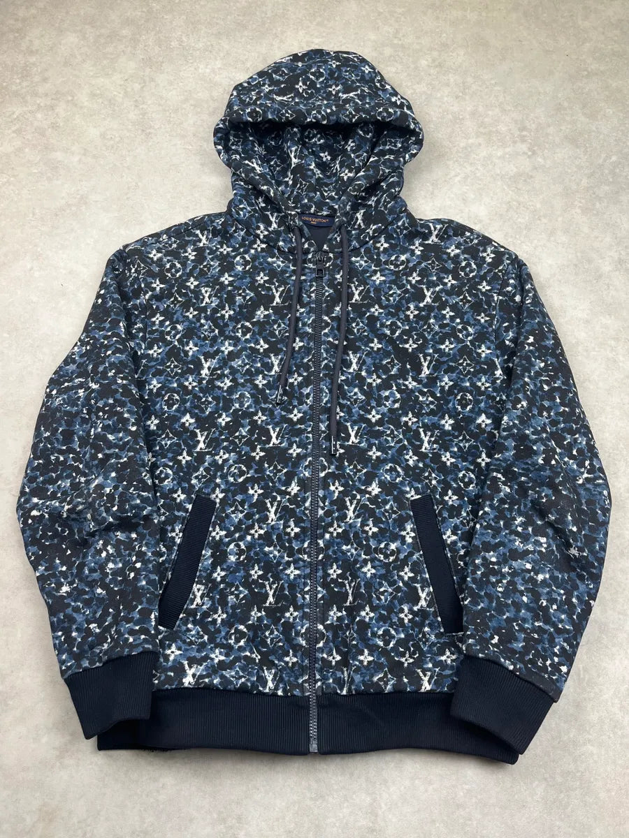 Louis Vuitton Monogram Blurred Zip-Up Hoodie TeqaxPj 3