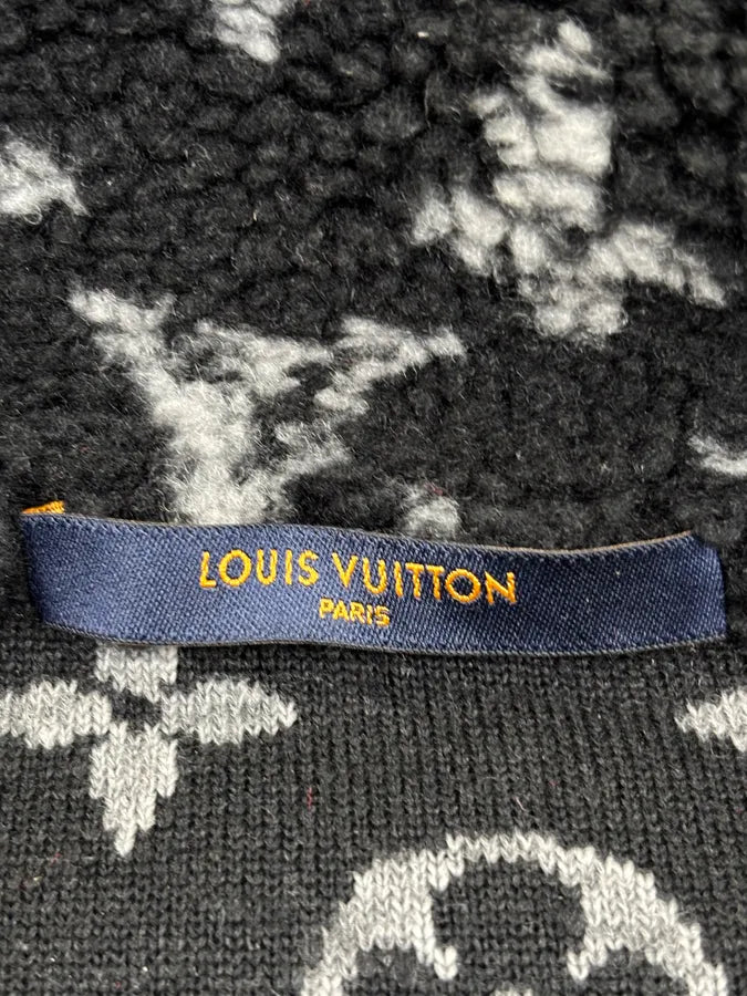 SS2021 Louis Vuitton Monogram Jacquard Fleece Zip Jacket gzzwPCb 9