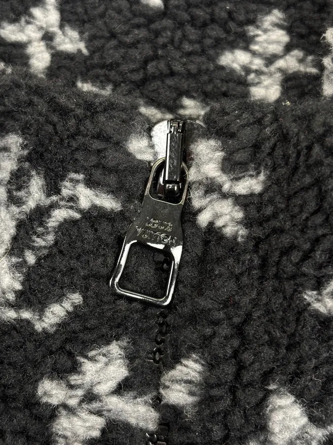 SS2021 Louis Vuitton Monogram Jacquard Fleece Zip Jacket gzzwPCb 8