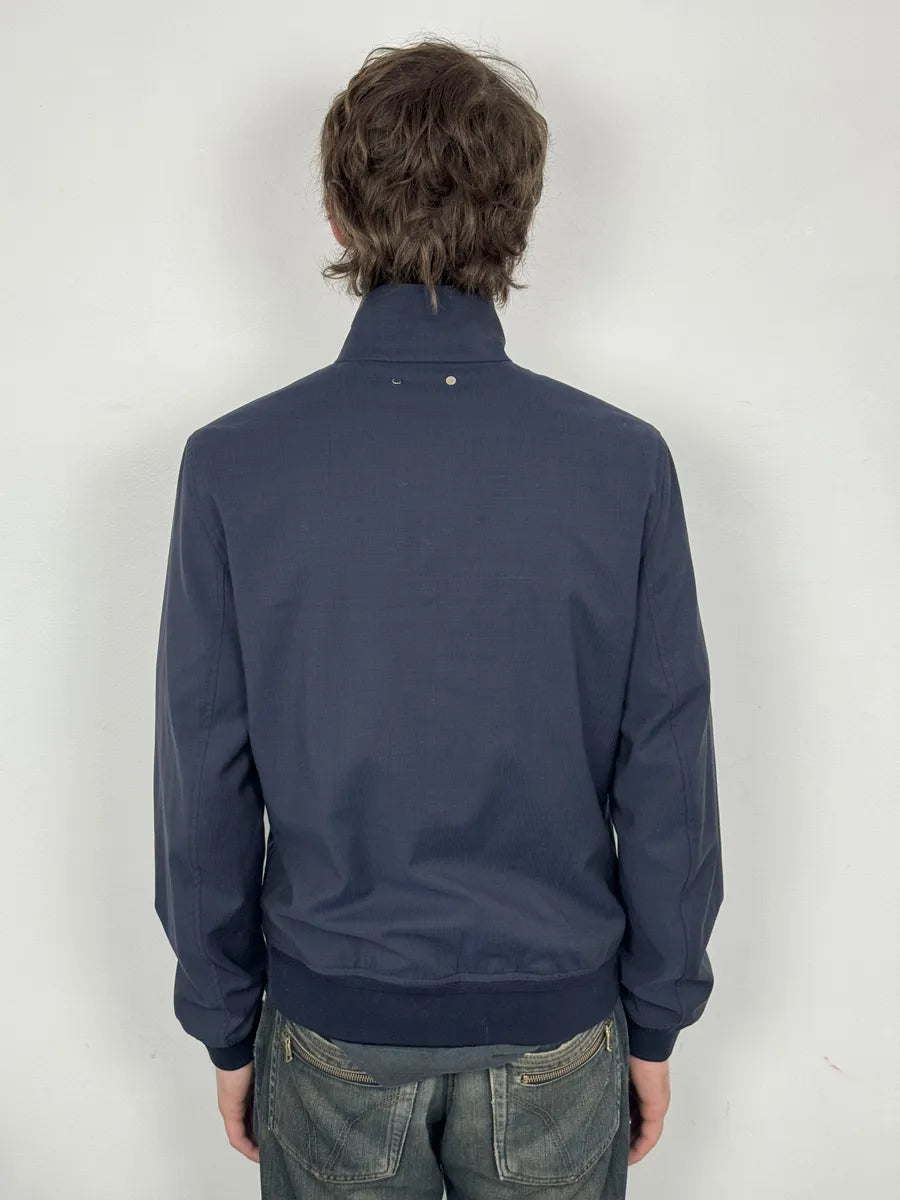AW2012 Louis Vuitton Navy Blue & Tartan Reversible Windbreaker Jacket sUIEoft 5