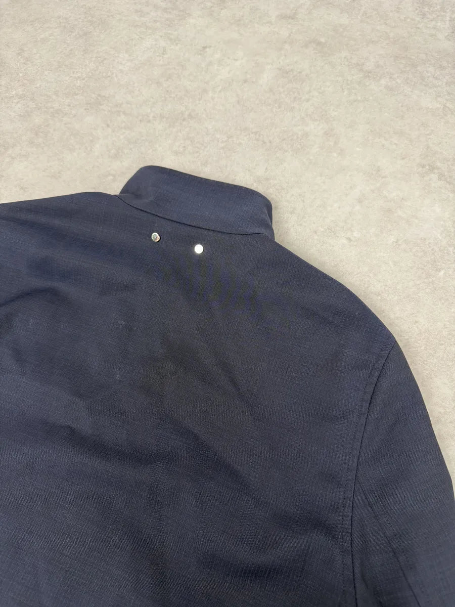 AW2012 Louis Vuitton Navy Blue & Tartan Reversible Windbreaker Jacket sUIEoft 8