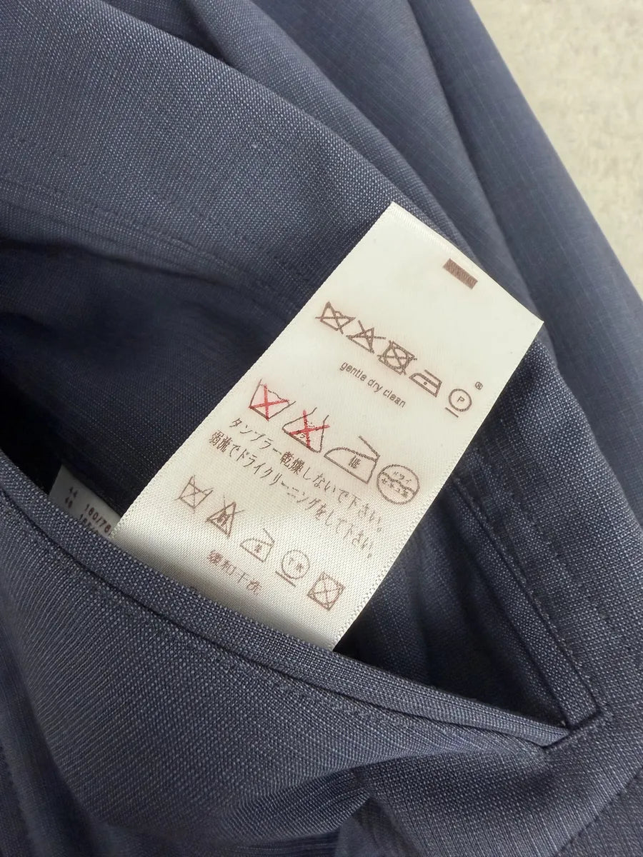 AW2012 Louis Vuitton Navy Blue & Tartan Reversible Windbreaker Jacket sUIEoft 9