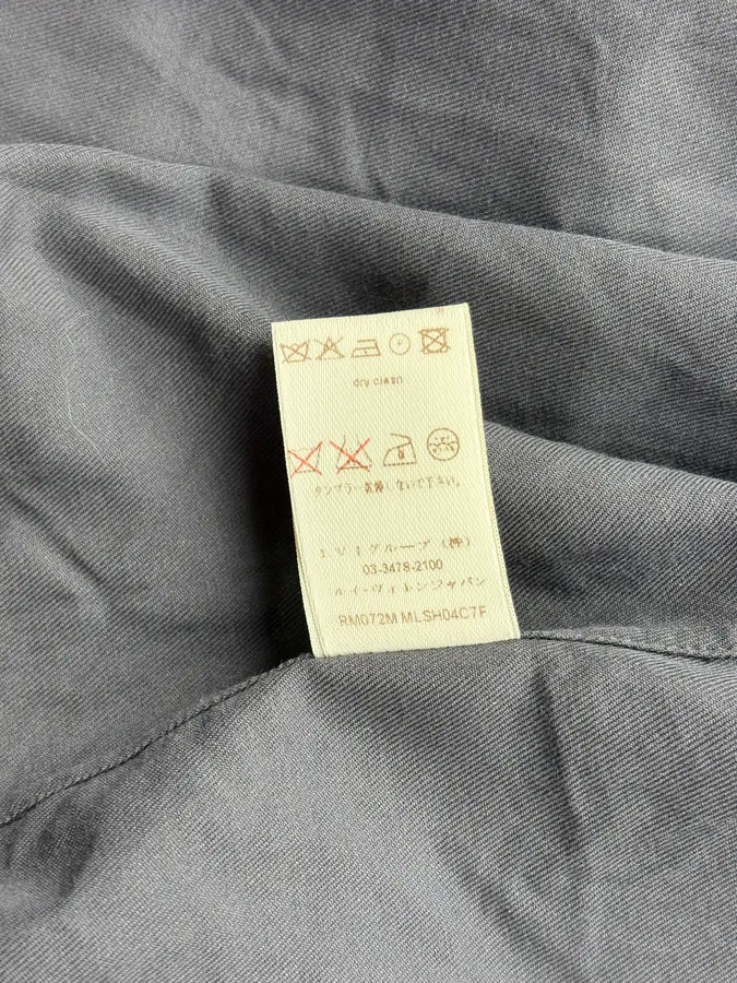 Louis Vuitton Navy Contrast Trim Shirt HMHScgr 9