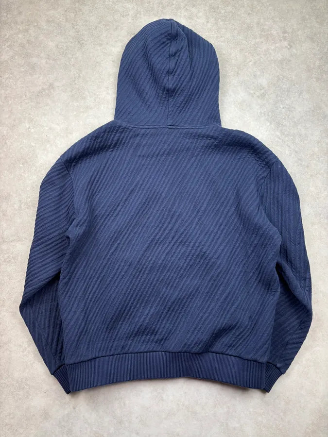 Louis Vuitton Navy Cotton Jacquard Embroidered Hoodie YnzlkhV 4