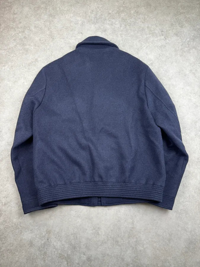AW2020 Louis Vuitton Navy Cargo Wool Cashmere Jacket by Virgil Abloh qTLgGkI 1