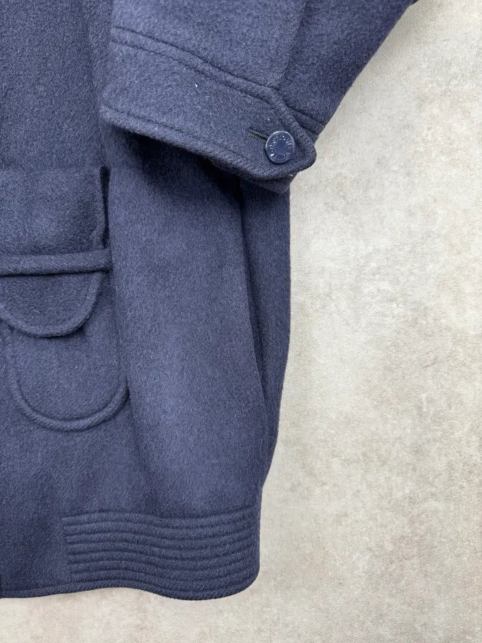 AW2020 Louis Vuitton Navy Cargo Wool Cashmere Jacket by Virgil Abloh qTLgGkI 6