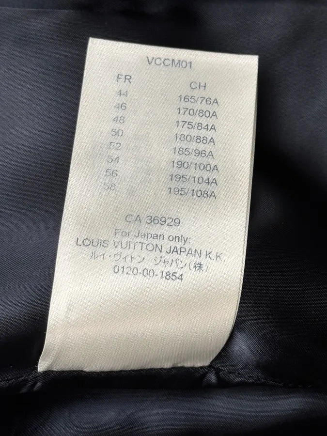 AW2020 Louis Vuitton Navy Cargo Wool Cashmere Jacket by Virgil Abloh qTLgGkI 14