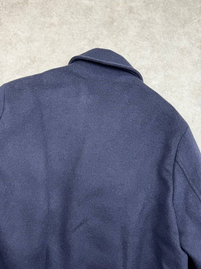 AW2020 Louis Vuitton Navy Cargo Wool Cashmere Jacket by Virgil Abloh qTLgGkI 5