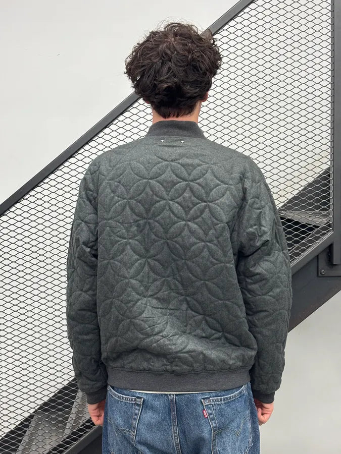 2000s Louis Vuitton Navy & Grey Nylon Reversible Bomber Jacket XTZgFpM 7
