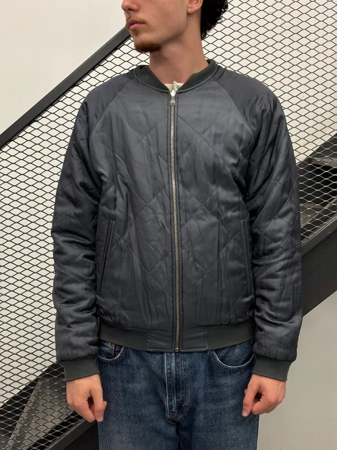 2000s Louis Vuitton Navy & Grey Nylon Reversible Bomber Jacket XTZgFpM 4