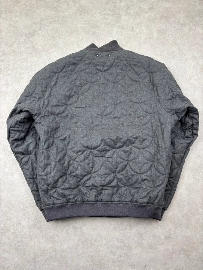 2000s Louis Vuitton Navy & Grey Nylon Reversible Bomber Jacket XTZgFpM 3