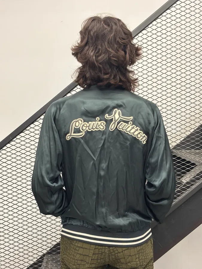 SS2009 Louis Vuitton Navy Teddy Light Jacket OJKZsNb 3