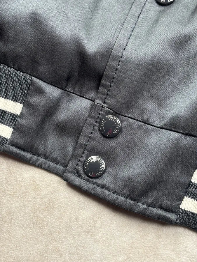 SS2009 Louis Vuitton Navy Teddy Light Jacket OJKZsNb 9